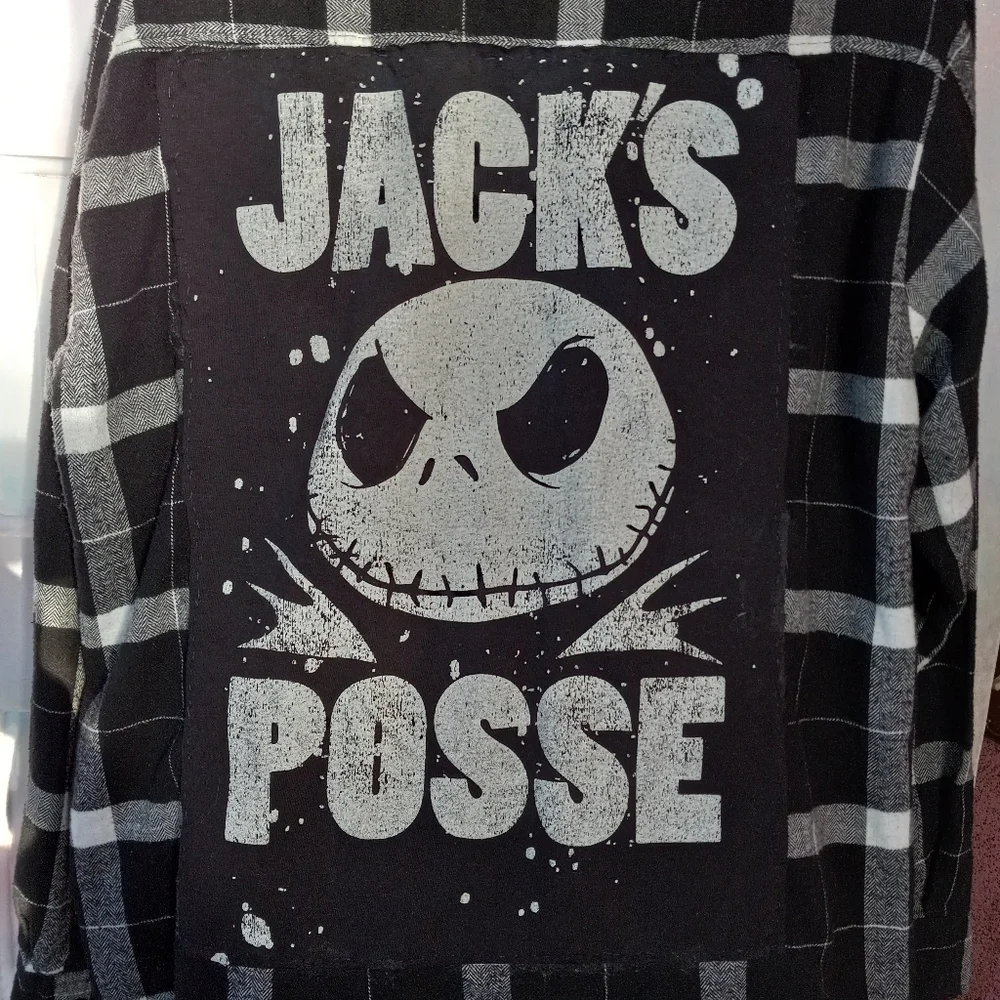 Jack Nightmare B4 Xmas custom unisex flannel! - Picture 3 of 4